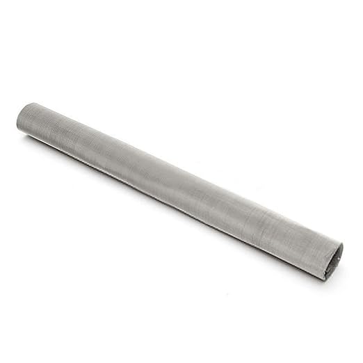 LTKJ 304 Stainless Steel Woven Wire 200 Mesh 75 Micron Fine Screen Mesh Steel Woven Mesh for Filter Mesh, Filtration Cloth, 11.8 x 23.6 Inch