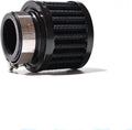 25mm Air Intake Filter 1" Inlet Dia Air Intake Cone Universal Filter Parts with Adjustable Clamp (Black)