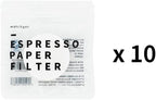 watchget 53mm Espresso Paper Filters - 1000 Pcs Unbleached Coffee Filter Papers for Espresso Machine, Puck Screen, Compatible with 54mm Portafilter Baskets