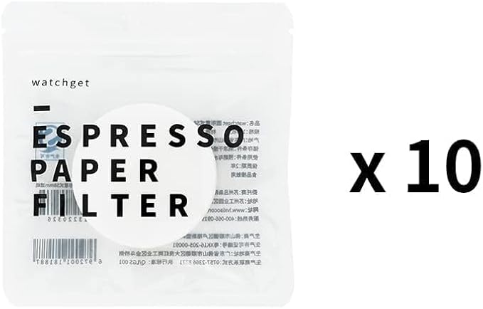 watchget 58mm Espresso Paper Filters - 1000 Disposable Filter Papers for Coffee Puck Screen and Portafilter, Compatible with 58mm Espresso Coffee Maker Baskets