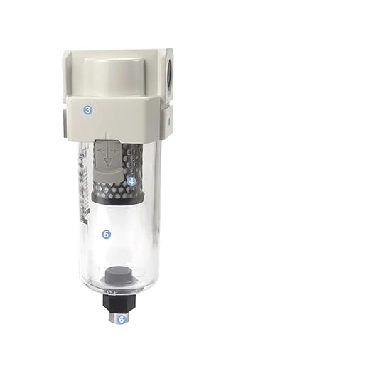 Vacuum Water Droplet Separator Vacuum Pipeline Filter Negative Pressure Filter Element AMJ AMJ3000-03B AMJ4000-04B-C(AMJ-EL3000)