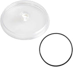 Sand Filter Pump Replacement Part for SF15110 with Gasket, Pool for Leaf Trap Cover Lid Compatible with SF15110 Model, Transparent Plastic Upgrade for Installation and Leak-Proof Seal