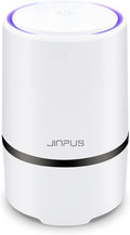Air Purifier Small Portable Air Cleaner for Bedroom with HEPA Filter, Upgraded Low Noise Home Air Purifiers (White)