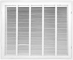 Venti Air 25" X 20" Steel Return Air Filter Grille with MERV 11 Filter Pre-Installed - Removable Face/Door for 1 inch Filters - HVAC Duct Cover Grill [Outer Dimension: 27.5"W X 22.5" H]