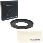 YAMAFOO 37mm to 58mm Step-Up Ring/Step Down Rings Filter Adapter for All Brands UV ND CPL Metal Ring Step-Up Rings Adapter Filter,Black (37-58)