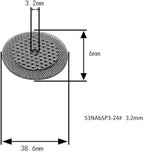 4PCS TIG Welding Nozzle Screen Filters, Industrial Welding Accessories Stainless Steel Protective Component Welding Nozzle Mesh For Metalworking And Soldering Equipment(3.2mm)