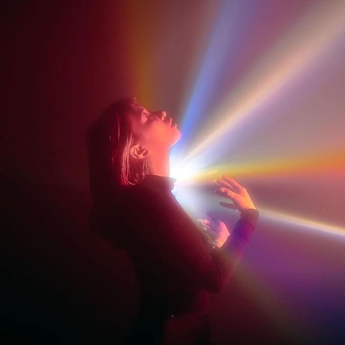 Prism Lens Filter 82mm Starlight Glare Filter Anamorphic Lens Flare Effect Filter Film Props(Rainbow ray Flares)