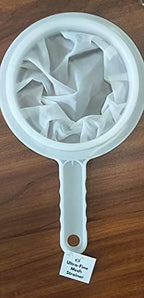 Kitchen Ultra-Fine Nylon Mesh Strainer I Plastic Sieve Fine Mesh Filter Spoon For Soy Milk Coffee Filter Milk Yogurt Juice Kefir Honey Wine coladores de cocina Kitchen Gadgets (200 Mesh)