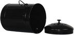 Markson Compost Bin with Airflow Lid and Charcoal Filter 1.5 Gallon Metal Black