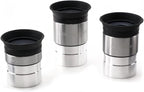 Multi-Coated Telescope Eyepiece Set - 1.25 inch - Upgraded with Soft Eyecup [4mm, 10mm, 20mm]