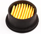 Air Compressor Silencer,Filter Thread Metal oil-less Intake Filter Air Filter Silencer Noise Muffler (3/8 PT 16mm)
