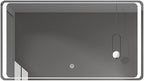 Backlit LED Illuminated Bathroom Mirror - Wall Mirrors with Demister Pad/Sensor Touch Switch Rectangle Makeup Mirror for Vanity Living Room Bedroom