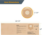 POWERTEC Shop Vacuum Bags 6PK Replacement Filter Bags for Fein Turbo III Wet/Dry Vac Dust Collection Shop Vacuum Accessories