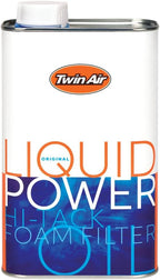 Liquid Power Air Filter Oil (1 Liter) - High Performance Blue Formula for Superior Dust Trapping, Waterproof Protection on Foam Filters for Motocross, Dirt Bikes, ATVs, & Powersports Engines