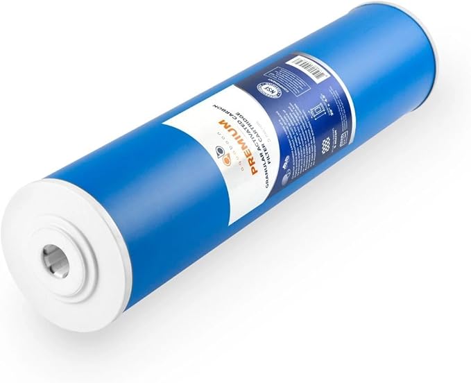 Aquaboon 5 Micron 20 x 4.5 Premium Granular Activated Carbon Water Filter Cartridge Replacement - GAC Filter Compatible with AP117, GAC-10, 1 Pack