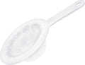 Quacc Nylon Fine Mesh Strainer Plastic Net Strainer 200 Mesh Kitchen Sieve Filter with Handle Hook Food Filter for Tea, Coffee, Nut Milk, Juice