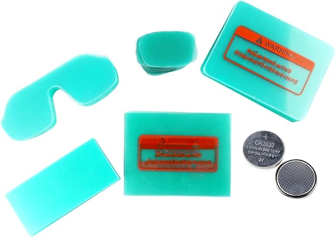Welding Helmet Cover Lens Outside Protective Lens Filter Covers 100mmx47mmx0.8mm Replacement Lens Clear Cover Lens for Solar Auto Darkening Welding Helmet 10 PCS