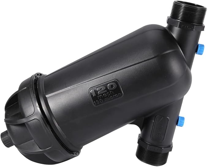 Agricultural Farm Y Type Mesh Filter Gardening Drip Irrigation Filtration Equipment MNPT 2in DN50 for Greenhouse and Garden Irrigation (Large (Overweight))