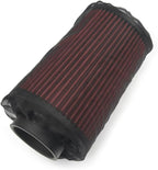 Car Intake Filter Mesh Cover Polyester Cloth Oilproof and Dustproof Cover Cold Air Filter Protector Cover Rain Sock Protective for Motorcycle Automotive (Type B Purple)