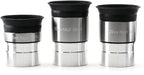 Multi-Coated Telescope Eyepiece Set - 1.25 inch - Upgraded with Soft Eyecup [4mm, 10mm, 20mm]