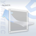 Dust Filter PC 120mm for Computer Cooler/PSU/Routers Nylon 80 Mesh, Magnetic Frame PC Fan Dust Mesh PC Cooler Filter Dustproof Computer Fan Grills (Nylon, 120 * 120mm, 5pcs, White)