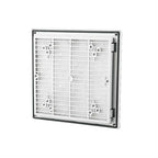 204 * 204mm Air Filter Panel Compact Axial Flow Fan Filter Unit for Electrical Enclosure FB9904