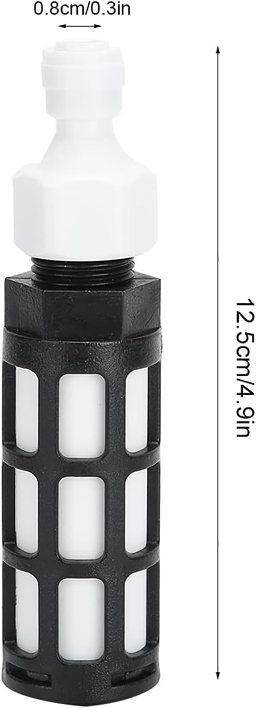 Water Inlet Filter Self Priming Filter Replacement for Humidifier Misting System Sprayer Air Cooling Humidification System Replacement Filter Part Accessory