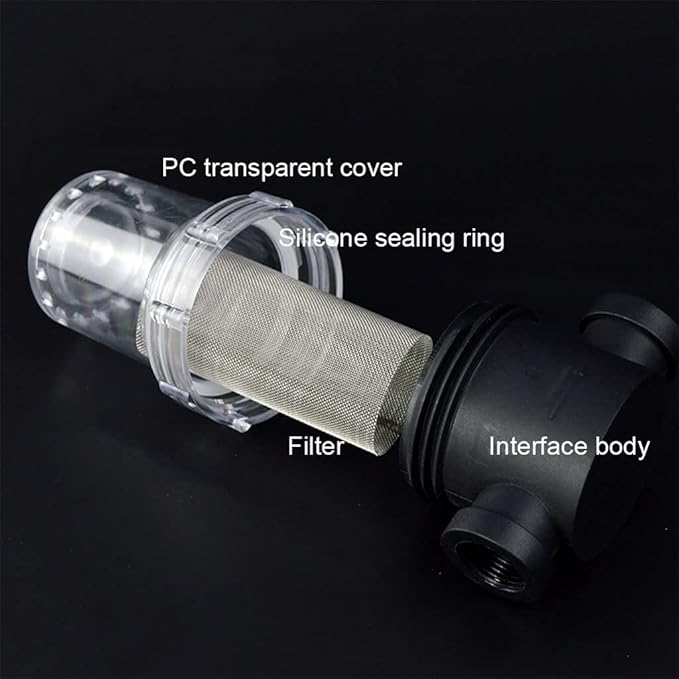 1pc Inline Strainer Kit - High Pressure Filter for Farm Equipment & Garden Hose Systems(3/4")