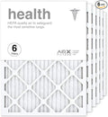 AIRX WICKED CLEAN AIR.18x24x1 Air Filter MERV 13 Pleated HVAC AC Furnace Air Filter, Health 6-Pack, Made in the USA