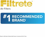 Filtrete 14x14x1 AC Furnace SMART Air Filter, MERV 12, MPR 1500, Track Filter Life With Bluetooth Enabled Sensor, CERTIFIED asthma & allergy friendly, 2-Pack (Actual Size 13.84x13.84x1.1 in)