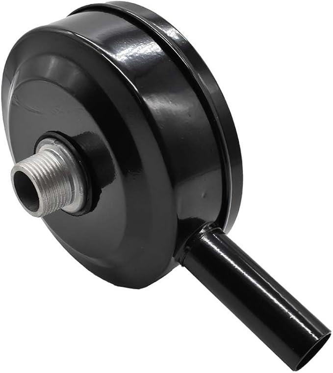 Interstate Pneumatics SA13 - Compressor Air Intake Filter Metal Body 5" Dia - 3/4" MPT w/Paper Cartridge