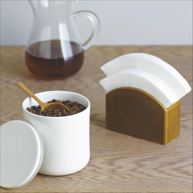 #4 White Paper Filters, Coffee Filter #4 Cone Paper Filters 8-12 Cups, Disposable for Pour Over and Drip Coffee Maker (White, #4 U-shaped 100 Count)