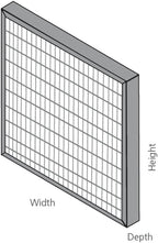 12x24x4 Mini-Pleat Synthetic Panel Air Filter – 4” – Single Header Plastic Frame – MERV 15 ASHRAE 52.2 – High-Efficiency HVAC Filter for Commercial & Industrial Use – (Pack of 6)