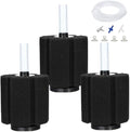 Bio Sponge Filter for Betta Fry Aquarium Fish Tank Up to 60 Gallon Each, 3-Pack (L)