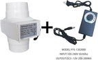 3“ Inline Duct Fan 12V 20W Inline Exhaust Blower Plastic Air Extractor Booster for Carbon Filter Grow Tent Room Basement Kitchen (Color : Adjustable Speed, Size : 20w)