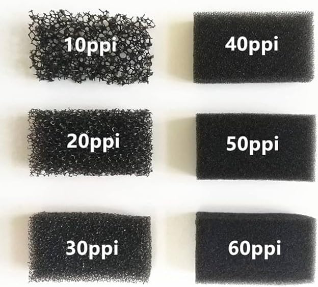10 ppi Reticulated Sponge Black Regicell Automotive Air Filter, Noise Suppression Filtration, Speaker Foam Size: (2PCS) 54" x 36" x 1/2" Thick