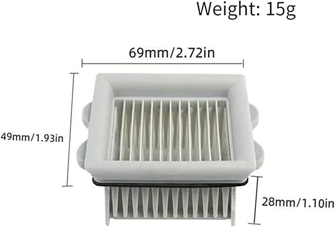 wet dry vacuum cleaner, Compatible For Roborock A20 A20pro Flexi Pro Floor Scrubber Accessories Filter Filter Replacement Pack Brush-A58E,for home and floor
