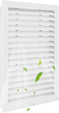 14"x20" Aluminum Gable Vent,Filter Screen for Removable,Never Rust, Heat Dissipation & Condensation Prevention,Ideal for Shed, Attic, Wall, Door & Shipping Container-Vent Opening: 12" x 18"