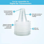 200X Ear Thermometer Probe Covers Lens Filters Refill Caps for All Braun Digital Ear Thermometer Models, BPA Free and Disposable for Braun Thermoscam 7 Series, 6 Series(200)