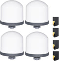 4Pack Replacement Ceramic Dome Water Filter 0.2 to 0.5 micron for Countertop Portable Water Purification System