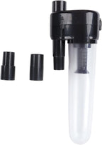 Vacuum Cleaner Dust Collector Filter, ABS Material with 2pcs Connectors for 32mm and 34.5mm Hoses - Motor Protection, Reusable Water - Washable, Durable and Lightweight