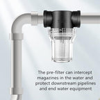 Sediment Filter Pressure Washer Filter Stainless Steel Filter 40Mesh Screen for Outdoor Gardening Inlet Water 1 Inch Female Thread Connector