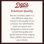 Doc's Diesel Transmission Filter Kit DF-320 | Compatible with Ford 6.7L Powerstroke F-250, F-350 F-450, F-550 with 6R140 Transmission 2011-2019 | Replaces BC3Z-7A098-B, BC3Z-7A191-B