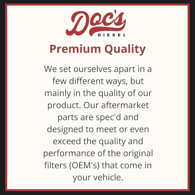 Doc's Diesel Transmission Filter Kit DF-320 | Compatible with Ford 6.7L Powerstroke F-250, F-350 F-450, F-550 with 6R140 Transmission 2011-2019 | Replaces BC3Z-7A098-B, BC3Z-7A191-B