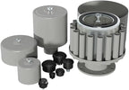 Solberg FS-10-050™ Inlet Compressor Air Filter Silencer, 1/2" MPT Outlet, 4-1/8" Height, 4-1/8" Diameter, 12 SCFM, Made in the USA