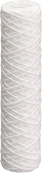 10 Micron 10 Inch x 2.5 Inch | 6-Pack String-Wound Polypropylene Whole House Sediment Replacement Cartridge | Compatible with Pentek CW-F, Hydronix SWC-25-1010 | Made in the USA, US Water Filters