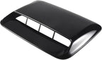 Car Universal Hood Vent Air Outlet Cover Compatible For Infiniti And Mazda Compatible For Tesla Hood Scoop Air Flow Intake Vent Cover(Bright Black)