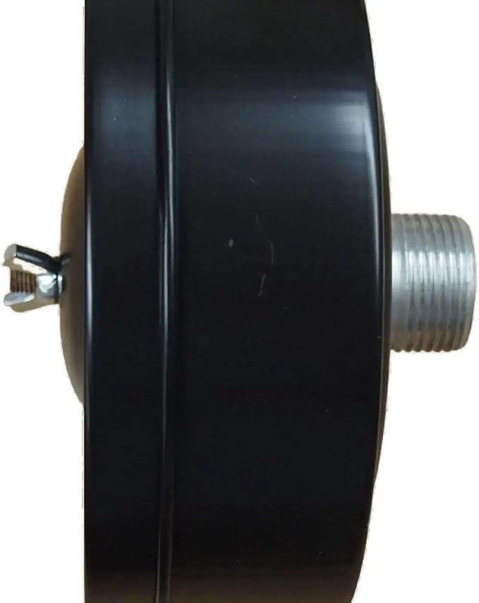 5" Air Compressor Intake Filter Silencer - 3/4" MPT Thread, Replaceable Paper Cartridge, Heavy-Duty Metal Housing (MAF004) - Reduce Noise & Protect Compressor from Dust
