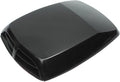 Decorative Hood Scoop Air Intake Flow Vent Black Carbon Universal Car Decoration Accessories Turbo Bonnet Cover(Black)