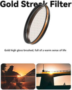 Fotorgear 67mm Phone Filter Storage Bag, Leather filter storage bag Clip On Filters Kit for Phone & Camera 67mm Adapter Ring, Phone Lens Clip Compatible with iPhone(Bag Only)